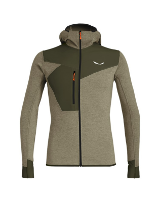 Men's sweatshirt SALEWA Puez 2 Dry M L/S Hood Fz Tee